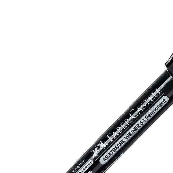 MARCADOR PERM. GRUESO PLAST. FABER 54E NEGRO E12720